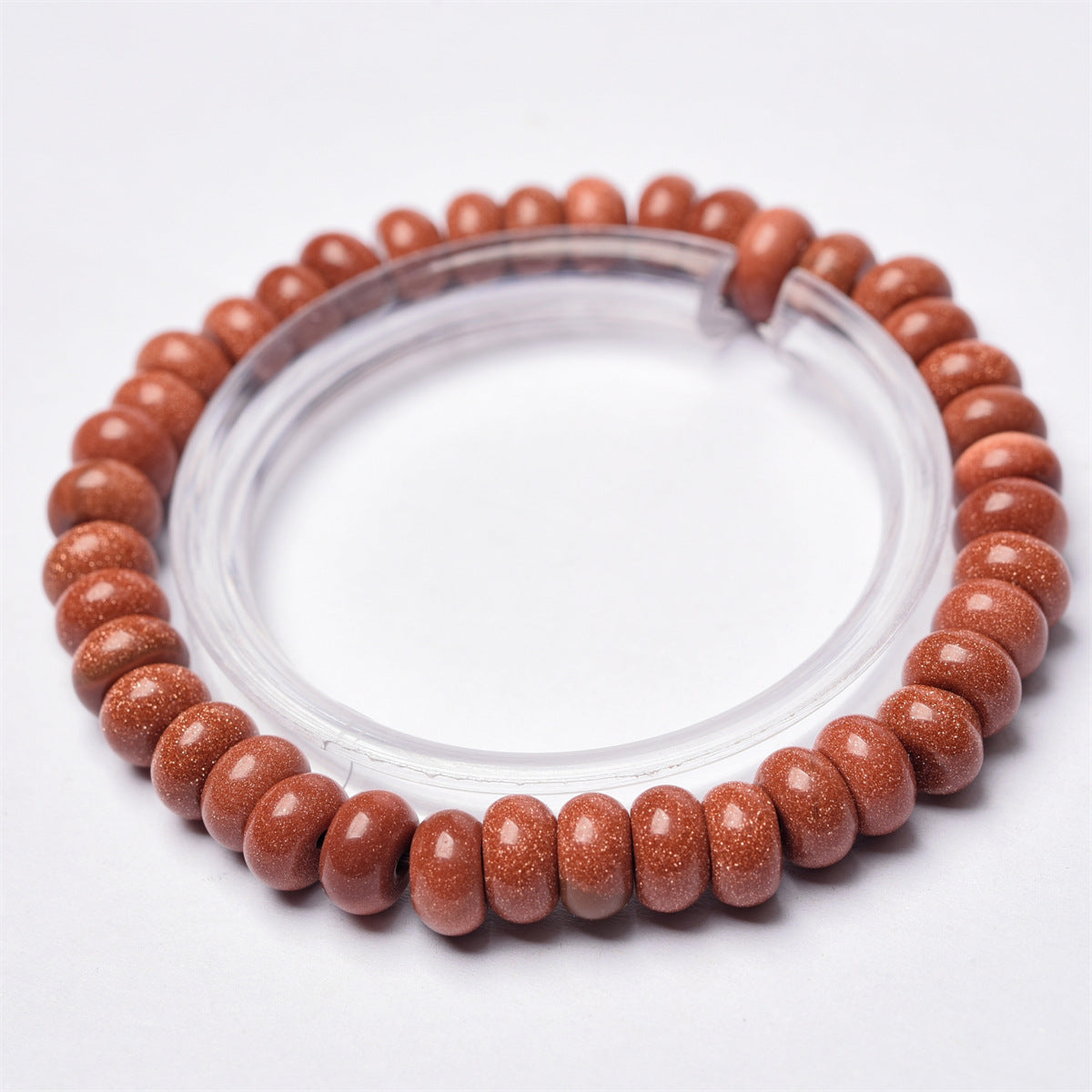 Wholesale  6mm natural stone abacus beads bracelet
